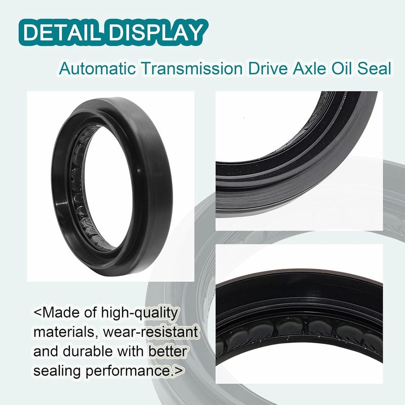 repustor 2 Pack 91205-P0X-005 Automatic Transmission Drive Axle Oil Seal-Compatible With Honda Pilot 2003-2015,Civic 2016-2021,CR-V 2002-2021,Insight 2019-2021,Drive Axle Oil Seal Replacement - Image 2